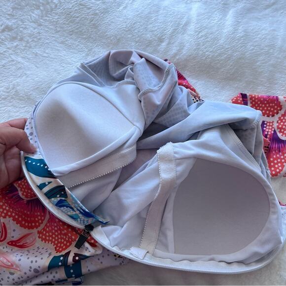 Funny Girl One Piece Rash Guard bathing suit - Picture 4 of 6